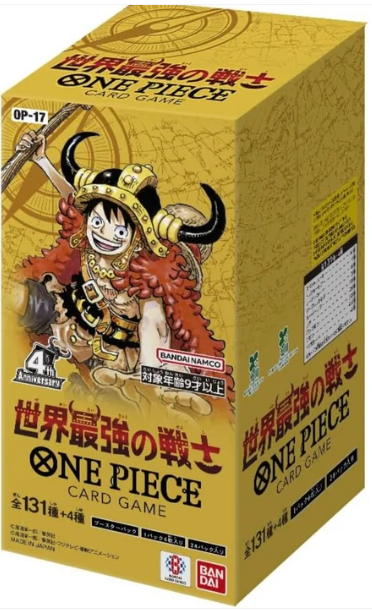One Piece OP17 The World’s Strongest Warriors Booster Box [Japanese] TCG