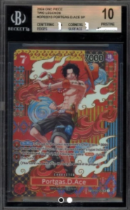 2024 One Piece Card Game Two Legends CERT NUMBER 19638149